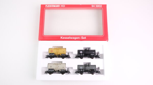 Fleischmann H0 94 5802 Kesselwagen-Set DB