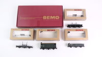 Bemo H0e 7402 800 Güterwagen 4tlg. K.W.St.E.