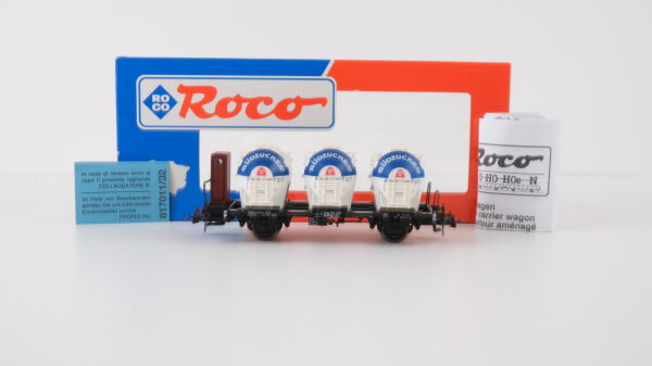 Roco H0 46528 Behältertragwagen (Südzucker, 012 200, BTs 50) DB