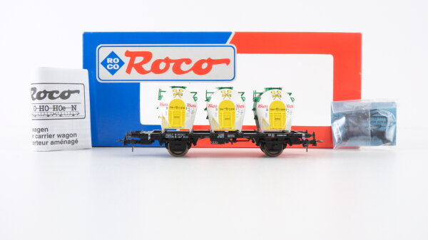 Roco H0 46526 Behältertragewagen (Knorr)  DB