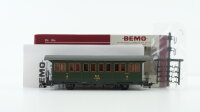 Bemo H0m 3230 102 2achsiger Personenwagen 262 RhB C