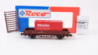 Roco H0 46031 Rungenwagen mit Container (Miele...