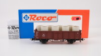 Roco H0 46617.A Hochbordwagen (beladen mit Röhren)...
