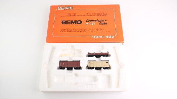 Bemo H0m 1301 Zugpackung Güterzug DB (unvollständig)