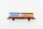 Roco H0 4399D Rungenwagen mit Container (Hapag Lloyd, LHB)