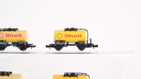 Roco/u.a. N Konvolut Kesselwagen "Shell" DB