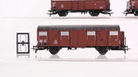 Klein Modellbahn H0 Konvolut 3032/3052/3111/3024 Hochbordwagen/ ged. Güterwagen DB