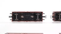 Klein Modellbahn H0 Konvolut 3032/3052/3111/3024 Hochbordwagen/ ged. Güterwagen DB