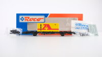 Roco H0 46110 Containerwagen (440 6 285-7, Container Adriatica) DB
