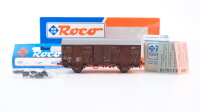 Roco H0 46412 Gedeckter Güterwagen (120 0 244-1, Gmms, Braun) ÖBB