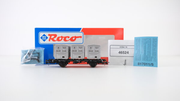 Roco H0 46524 Behältertragewagen DB
