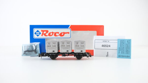 Roco H0 46524 Behältertragewagen DB