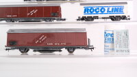 Roco H0 Konvolut Schienenreinigungswagen/ ged. Güterwagen SBB-CFF