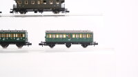 Fleischmann/Arnold N Konvolut Abteilwagen/ Postwagen/ Nebenbahnwagen 2./3.Kl. DRG