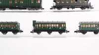 Fleischmann/Arnold N Konvolut Abteilwagen/ Postwagen/ Nebenbahnwagen 2./3.Kl. DRG