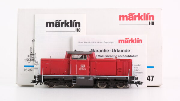 Märklin H0 3347 Diesellokomotive BR 212 der DB Wechselstrom Analog (vermutlich verharzt)