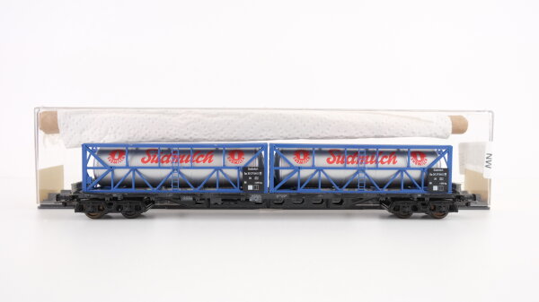 Röwa H0 2402 Containertragwagen (Südmilch) DB