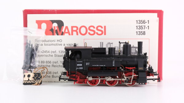 Rivarossi H0 1358 Dampflok BR 89 638 DB Gleichstrom
