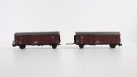Roco H0 4328 Gedeckter Güterwagen (Leig-Einheit 218 224, 218 225) DB