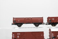 Roco H0 Konvolut ged. Güterwagen/ Hochbordwagen DB