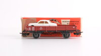 Märklin H0 4504 Niederbordwagen mit Pkw  X 05  Klms...