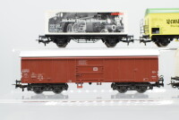 Märklin H0 Konvolut Kühlwagen/ Schwenkdachwagen/ Containertragwagen DB