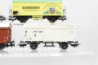 Märklin H0 Konvolut Kühlwagen/ Schwenkdachwagen/ Containertragwagen DB