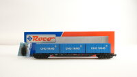 Roco H0 46780 Schwerlasttragewagen mit Container (CHO YANG) DB