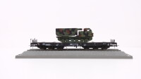 Roco H0 826 Schwerlastwagen (Minitanks, Raketenwerfer MARS) DB