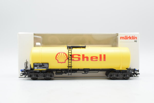 Märklin H0 4756 Mineralöl-Kesselwagen SHELL  Kesselwagen der Shell AG  DB