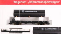 Fleischmann H0 99 5811K Wagenset "Röhrentransportwagen" Mannesmann DB Limitierte Sonderserie