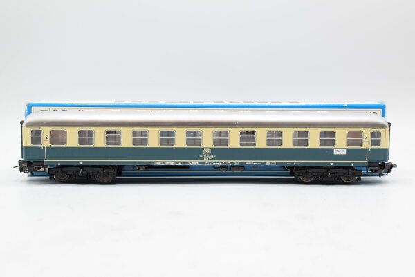 Märklin H0 4112 Reisezugwagen (Schnellzugwagen 2.Kl, Wagenunterkante ozeanblau) Büm 234 der DB