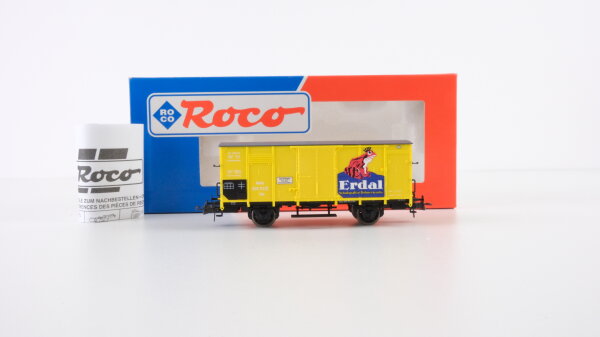 Roco H0 47258 Gedeckter Güterwagen (Erdal ) KPEV