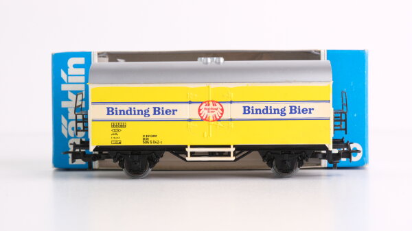 Märklin H0 85028 Bierwagen (Binding Bier)  Ichqrs 377 der DB  (in EVP)