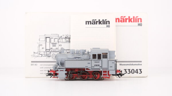 Märklin H0 33043 Tenderlokomotive Museumslok BR 80 der DRG Wechselstrom Delta Digital