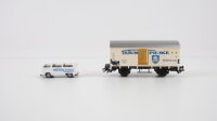 Trix H0 24043 Gedeckter Güterwagen und VW-Bus (Triumph-Werke, Museumswagen 2004, 522 047) DB