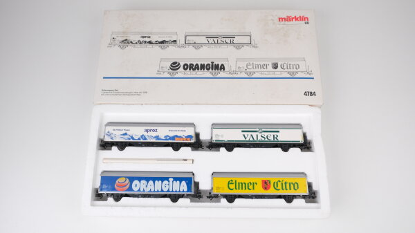 Märklin H0 4784 Güterwagen-Set Schienewandwagen Hbils-vy der SBB