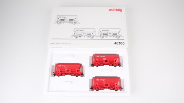 Märklin H0 46300 Wagenset "Drehschieber-Seitenentladewagen" Tdgs-v 930 der DB AG