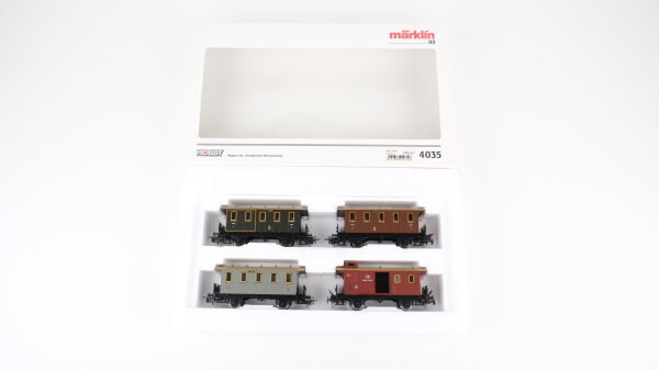 Märklin H0 4035 Wagen-Set "Preußischer Personenzug" der K.P.E.V.