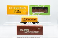 Kleinbahn/Sachsenmodelle H0 Konvolut 3288/16098/u.a. ged. Güterwagen/ Rolldachwagen ÖBB/FS/u.a. (in EVP)