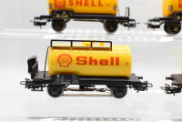 Märklin H0 Konvolut Kesselwagen "Shell" DB