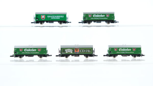 Märklin Z Konvolut Kühlwagen/ ged. Güterwagen DB/SBB-CFF