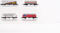 Märklin Z Konvolut ged. Güterwagen/ Kühlwagen/ Containertragwagen DB