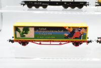 Piko/Roco/u.a. H0 Konvolut Containertragwagen/ Kühlwagen/ Rungenwagen DB