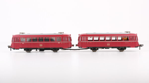 Fleischmann H0 Schienenbus VT 98 mit Steuerwagen VS 98 DB Gleichstrom