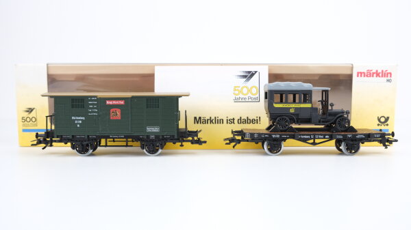 Märklin H0 4501 Güterwagen-Set Königl.Württ.Post