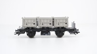 Märklin H0 48943 Behälter-Tragewagen-Satz (Von Haus zu Haus) BT 10 der DB