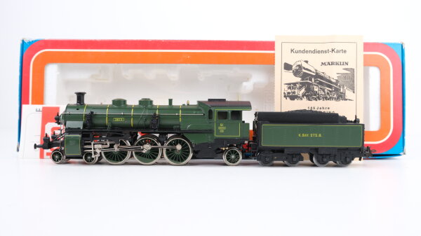 Märklin H0 3092 Schlepptenderlokomotive Reihe S 3/6 der K.Bay.Sts.E. Wechselstrom Analog