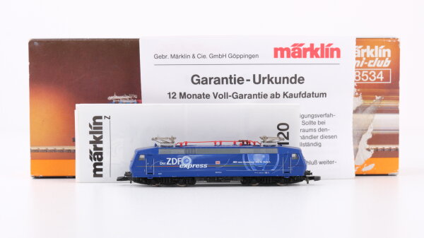 Märklin Z 88534 Elektrische Lokomotive "ZDF Express" BR 120.1 der DB AG