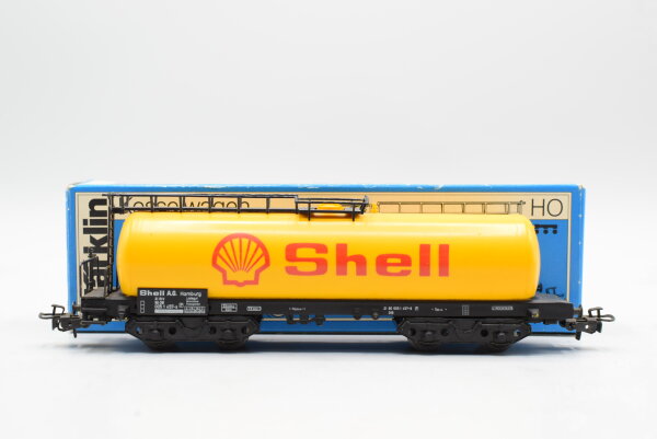 Märklin H0 4651 Mineralöl-Kesselwagen SHELL  Einheitskesselwagen der DB